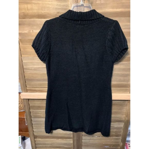 It’s our time Short Sleeve Sweater Dress Size Large Black - Picture 3 of 4
